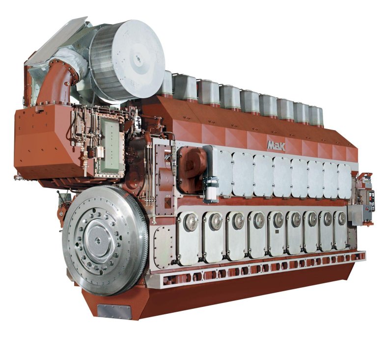 Судовой двигатель мак 8м43