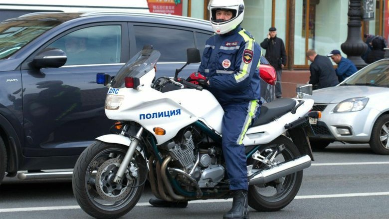 Мотоцикл полиция