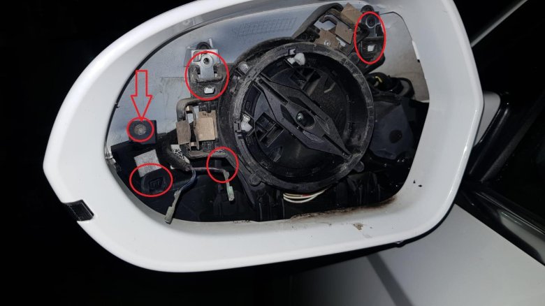 Складывание зеркал ауди а6 с6