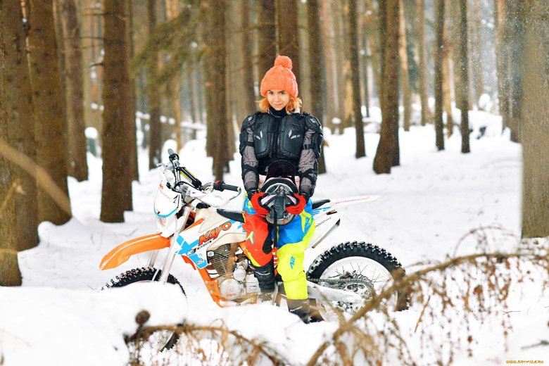 Мото эндуро зима
