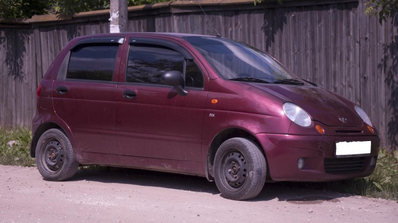 Дэу матиз вишневый