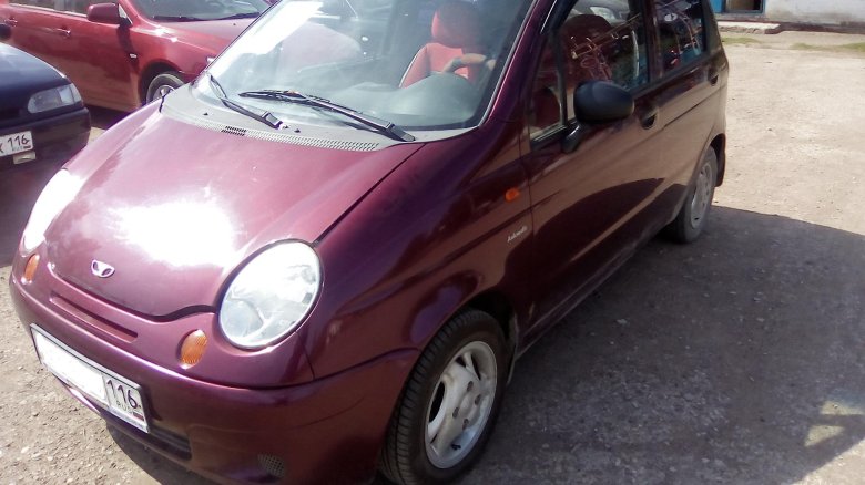 Daewoo matiz вишневый