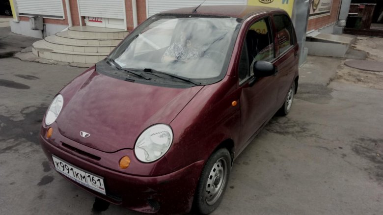 Daewoo matiz вишневый