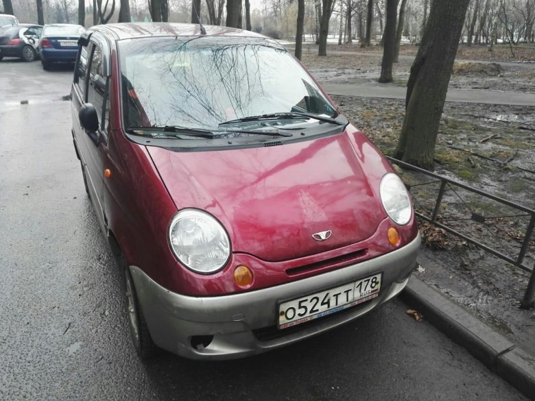 Машина daewoo matiz