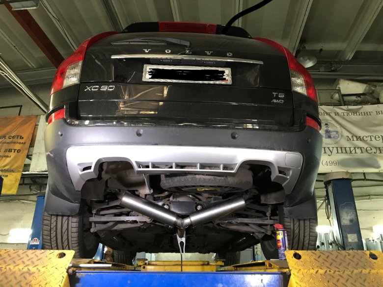 Выхлоп вольво хс90