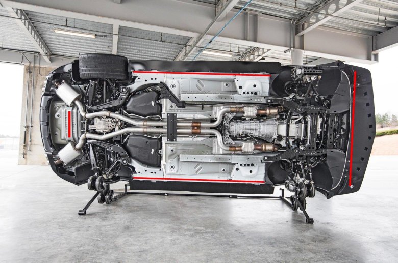 Порше 911 днище