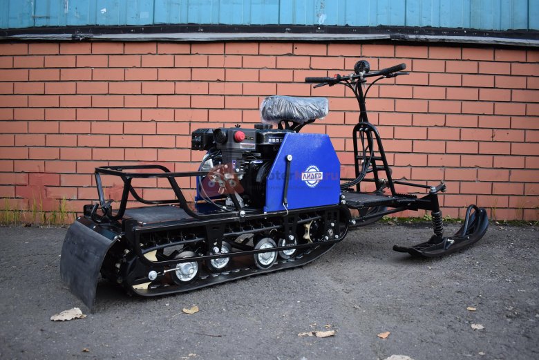 Мотобуксировщик дельта 2 с лыжным модулем