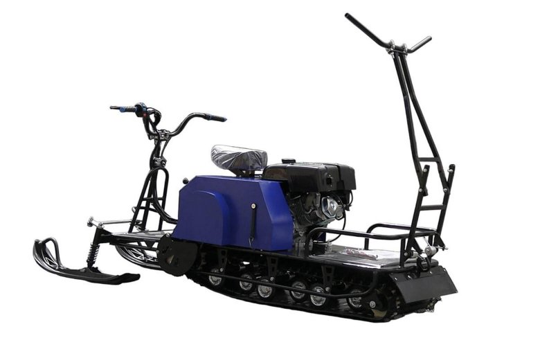 Мотобуксировщик лидер с лыжным модулем 15 л/с