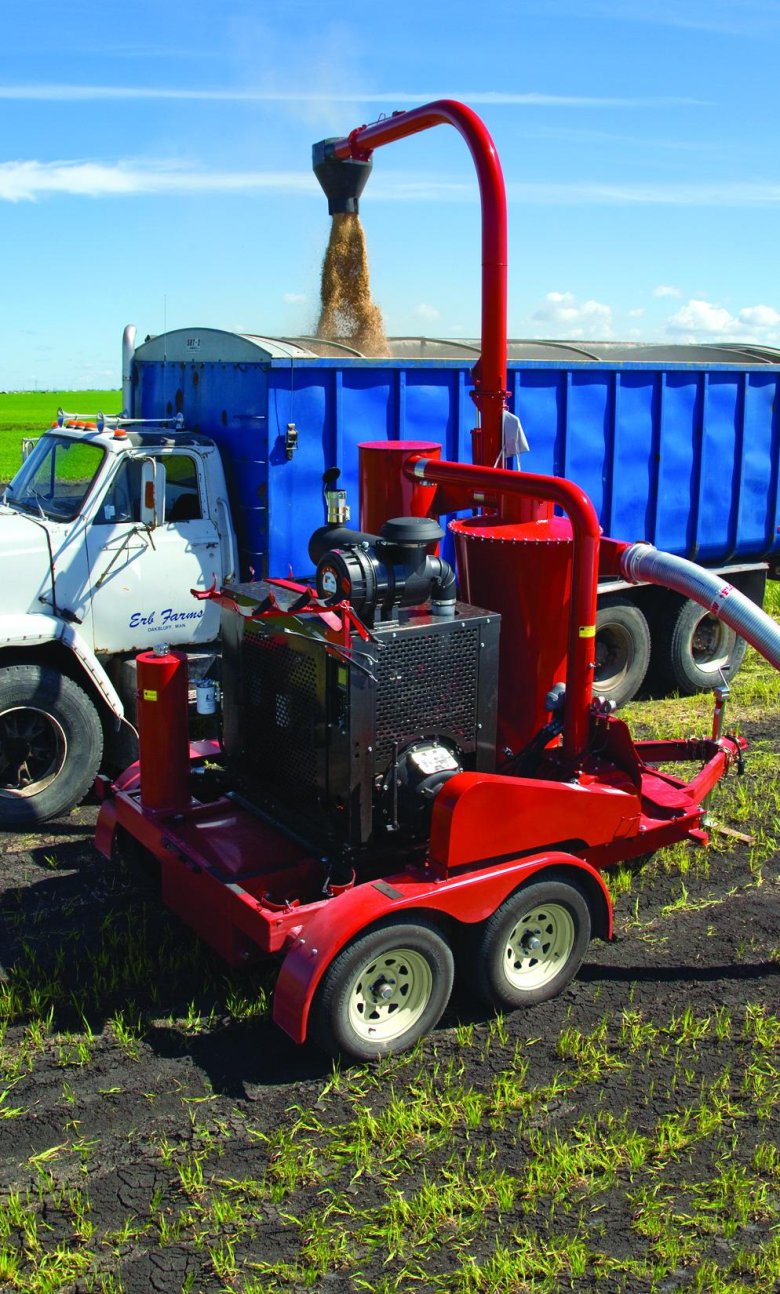 Перегрузчик зерна вакуумный пзв-110