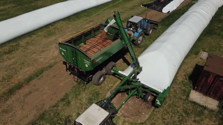 Рукава для хранения зерна