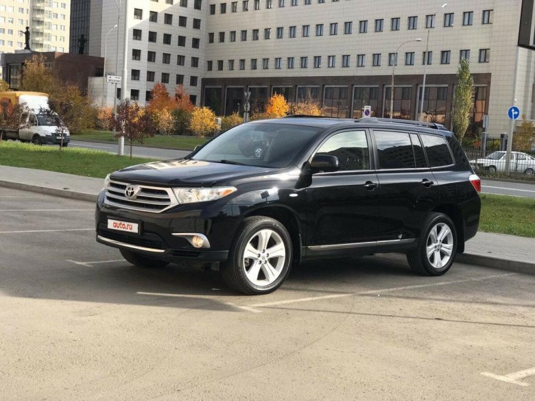 Тойота хайлендер 2012 черный