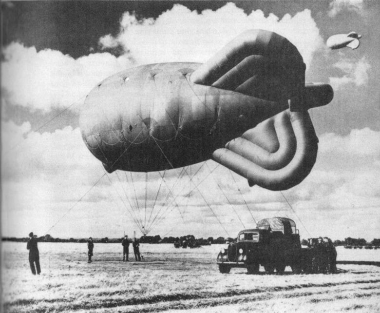 Аэростаты во время великой отечественной войны