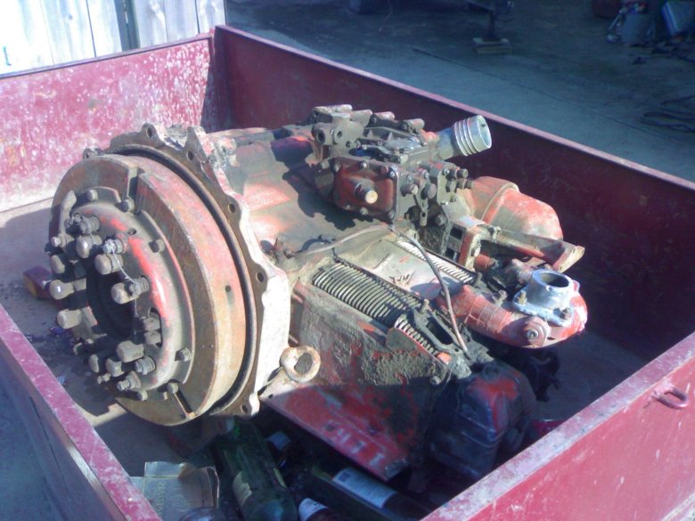 Двигатель д21 с коробкой зил