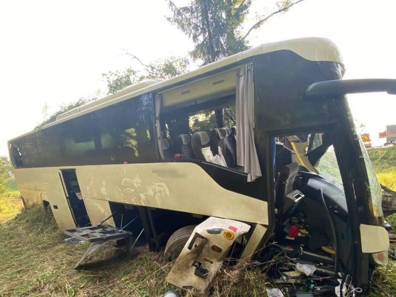 В дтп с автобусом