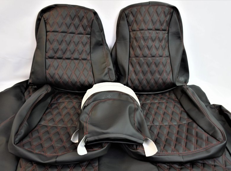 Чехлы ваз 2114 экокожа ромб