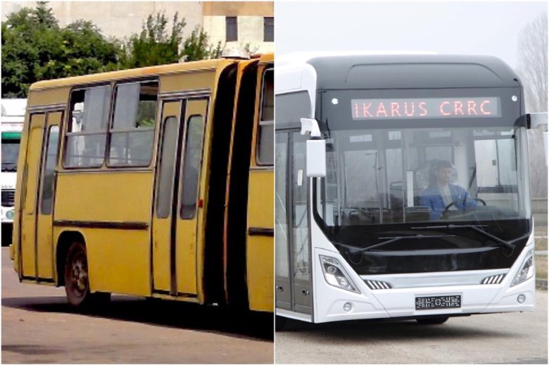 Новые автобусы икарус