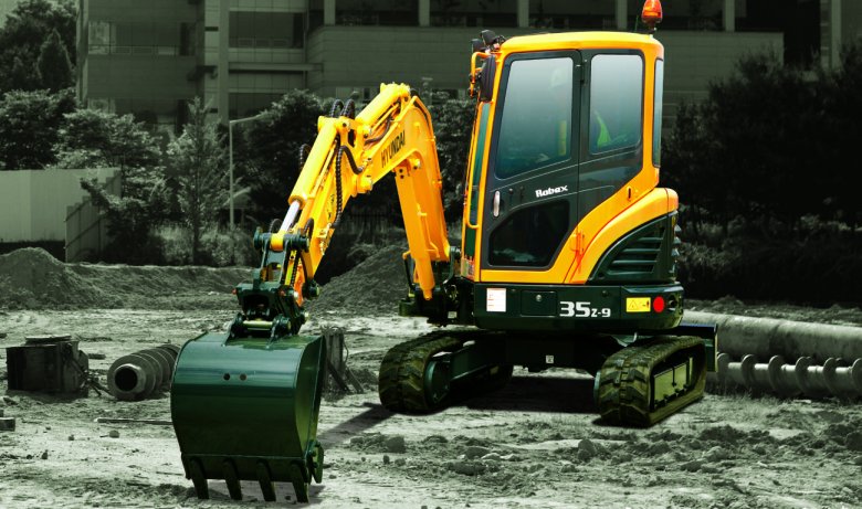 Мини-экскаватор hyundai r35z-9