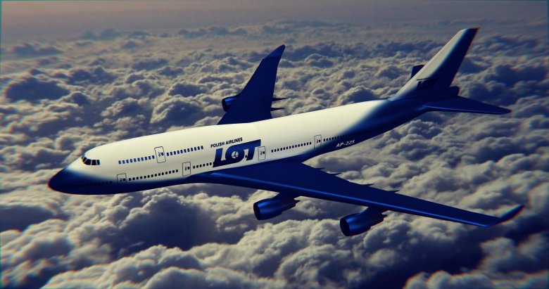 Самолёт боинг 747 400