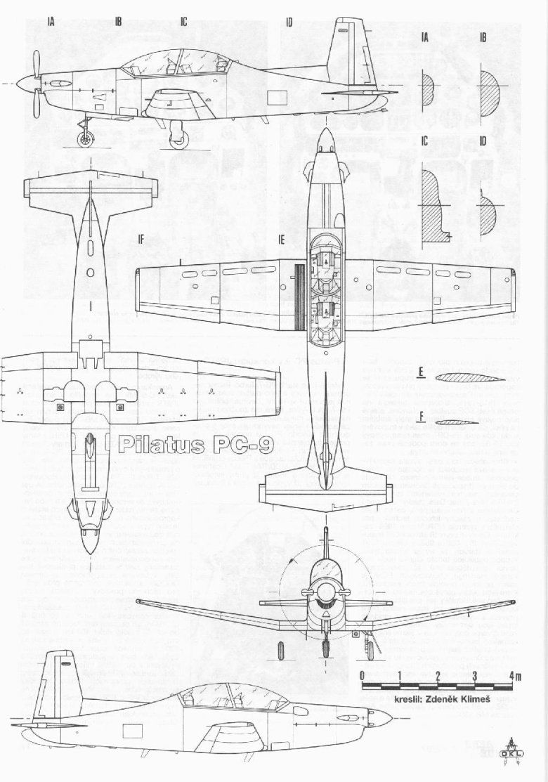 Pilatus porter pc-6 чертежи