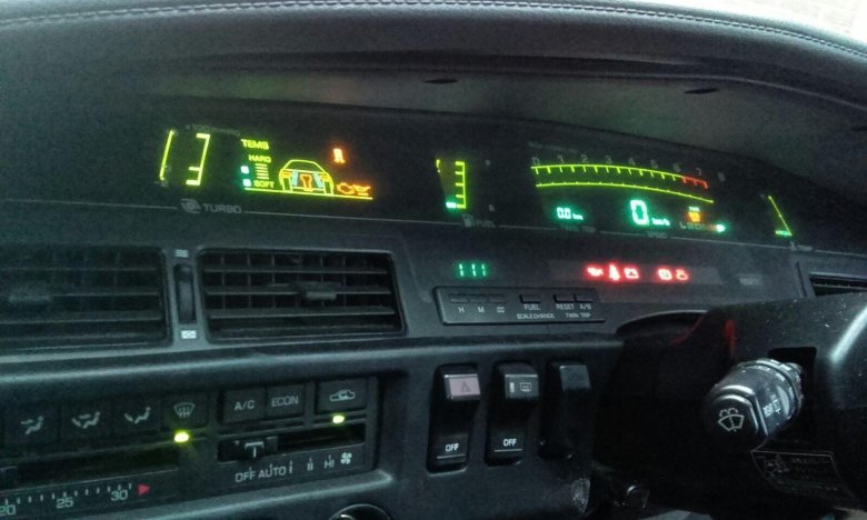 Тойота марк 2 приборная панель электронная