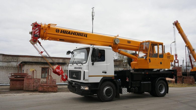 Автокран ивановец кс-35715