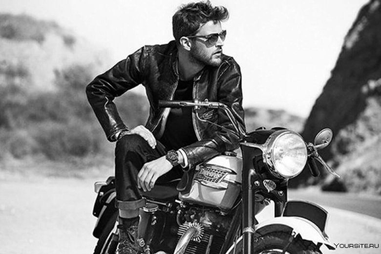 Фотосессия на мотоцикле