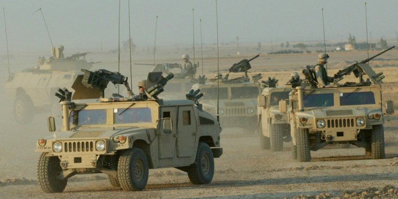 Военный хамви в ираке