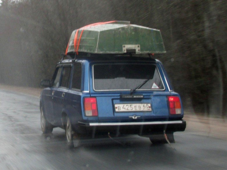 Ваз 2104 с прицепом