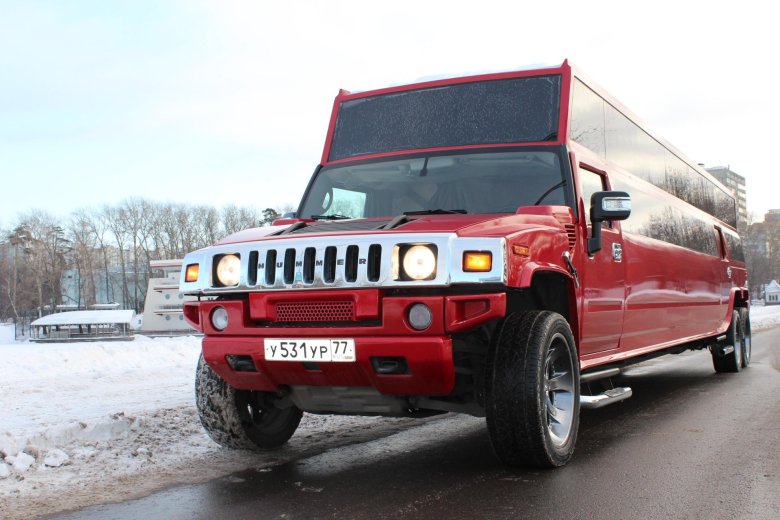 Хаммер н2 красный