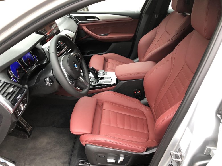 Bmw f25 красный салон