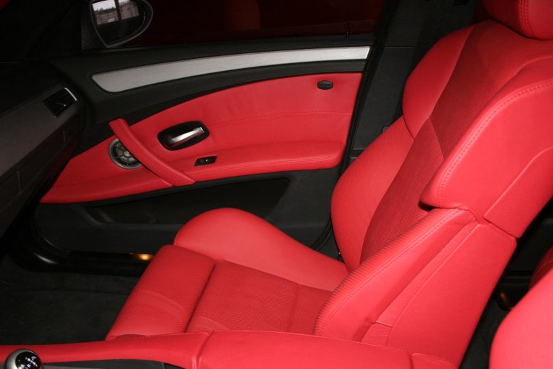 Красный салон м5 е60