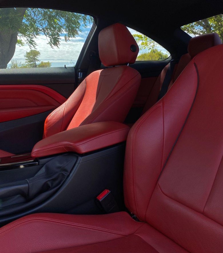 Bmw 428 xdrive red interior