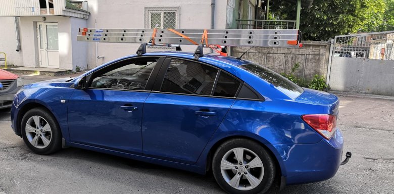 Багажник на крышу шевроле круз седан 2011