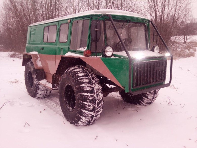 Самодельный вездеход на ободрышах