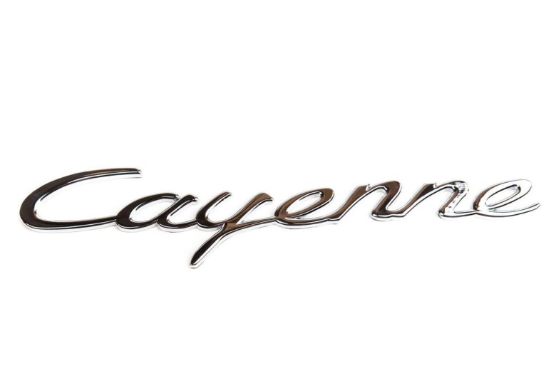 Шильдик на багажник cayenne для porsche пластик