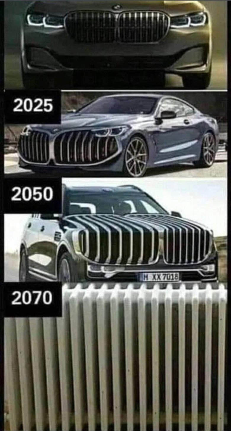 Мем про бмв решетка радиатора