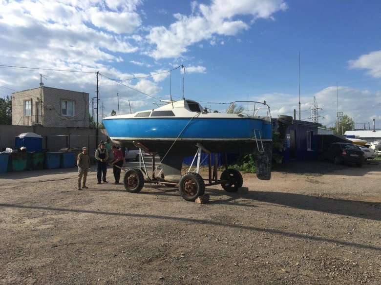 Кильблок для яхты килевой