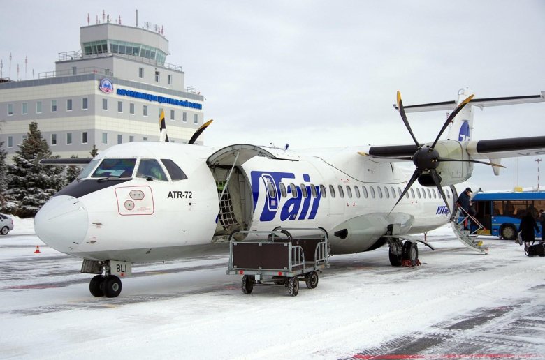Atr 72 самолет utair