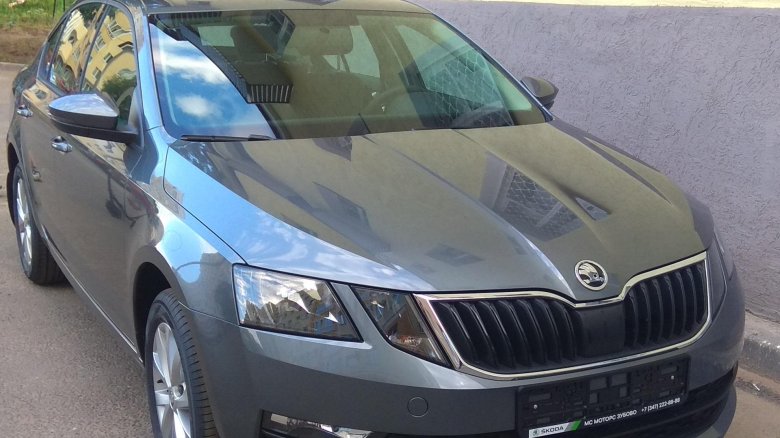 Шкода октавия а8 серый металлик
