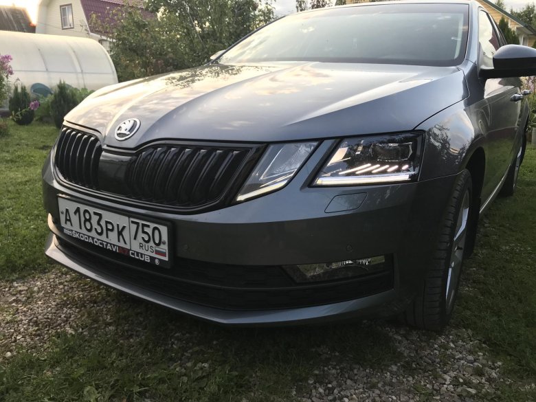 Skoda octavia 2021 серый металлик