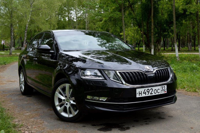 Skoda octavia 2014 черная