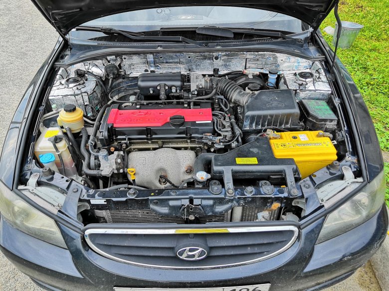 Хендай акцент 2008 под капотом