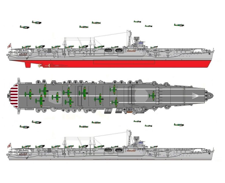 Японские авианосцы второй мировой войны