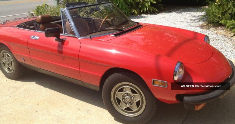 Альфа ромео кабриолет