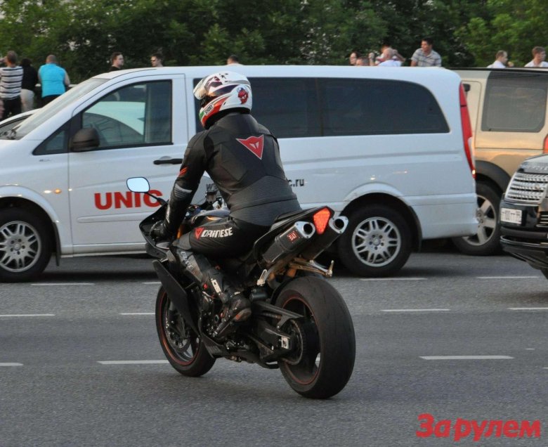 Езда без прав на мотоцикле