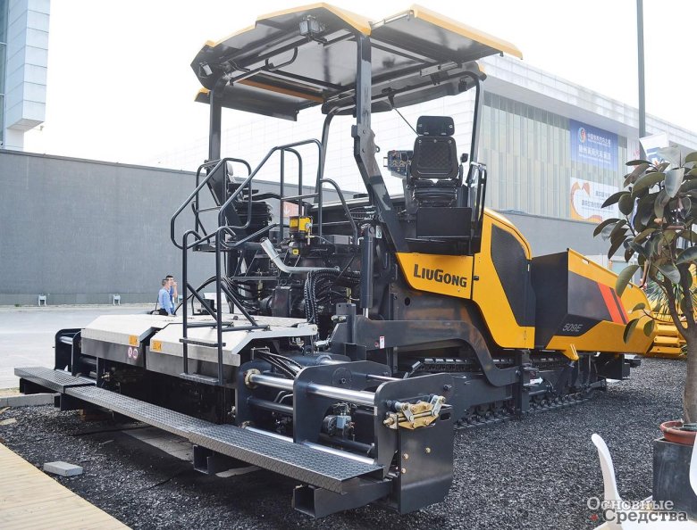 Асфальтоукладчик liugong 509e