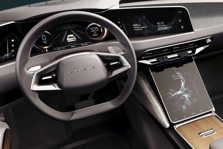 Lucid air interior