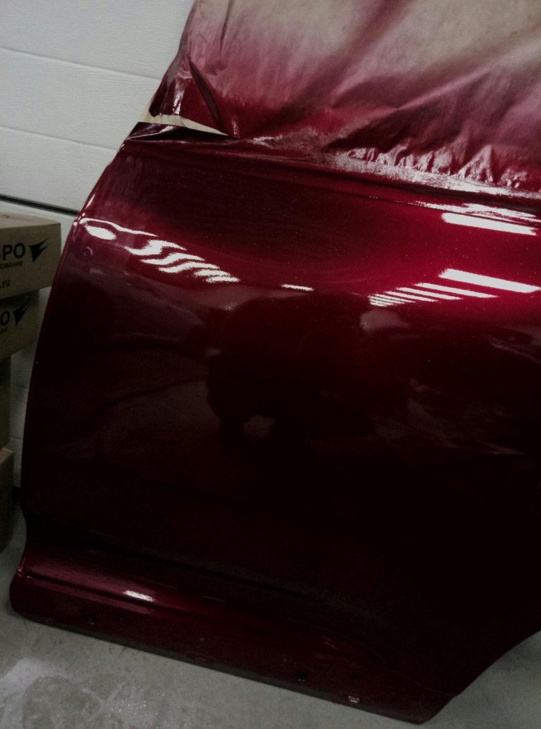 Покраска двери автомобиля