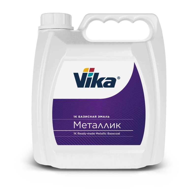 Базисная эмаль металлик vika