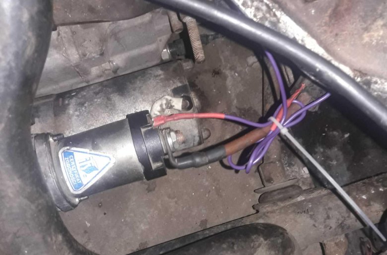 Провод управления на стартер ваз 2110